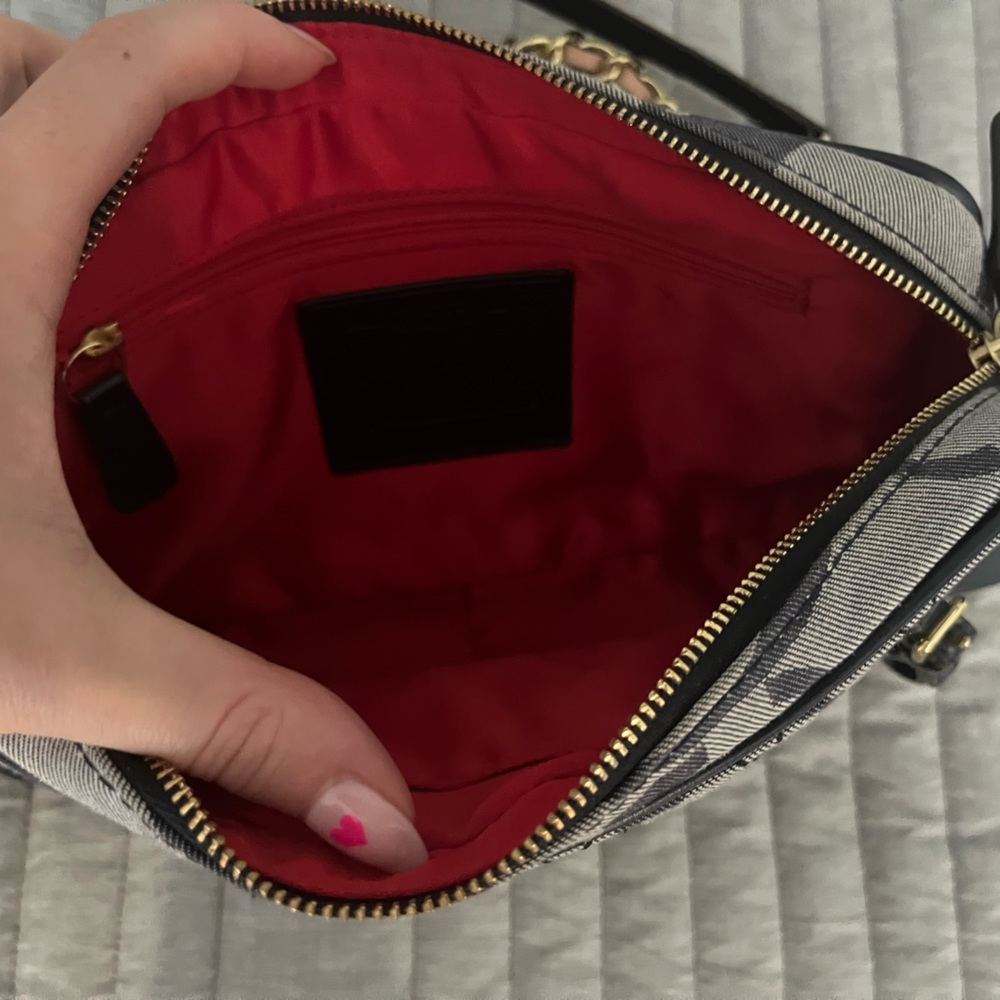 Signature denim Coach studio camera bag - Picture 2 of 5